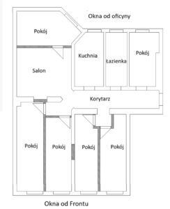6 - 7 pok pod wynajem przy Deptaku
