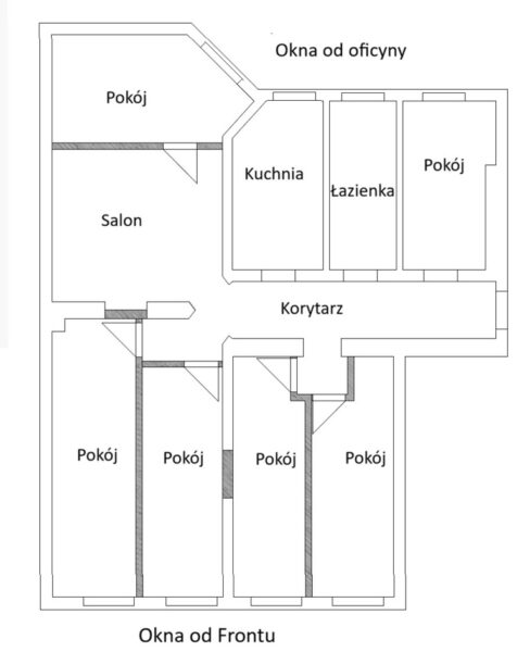 6 - 7 pok pod wynajem przy Deptaku