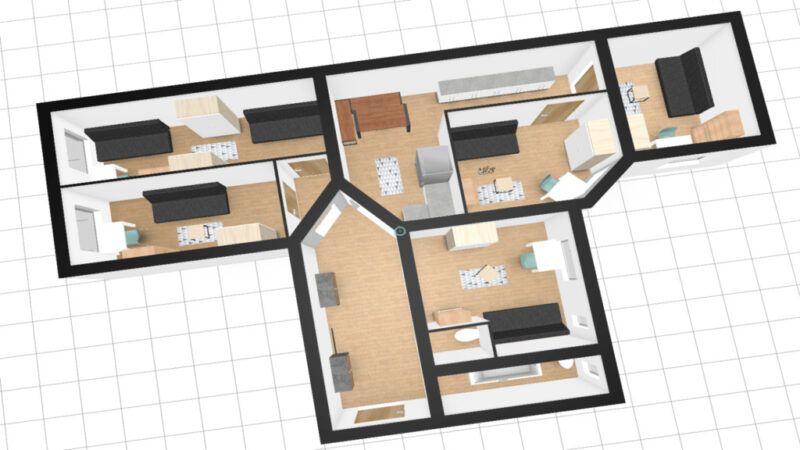 Mieszkanie 5 pokojowe 89,57 m², 1 piętro kamienicy