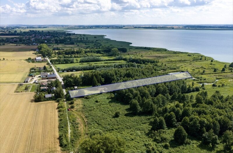 Działka nad jeziorem Miedwie z pomysłem na biznes