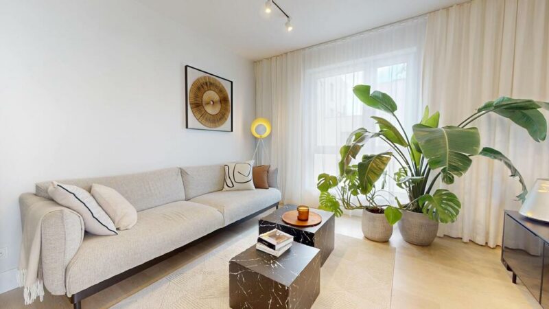Nowoczesne 54 m² z windą i dużym tarasem