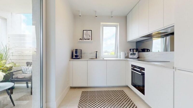 Nowoczesne 54 m² z windą i dużym tarasem