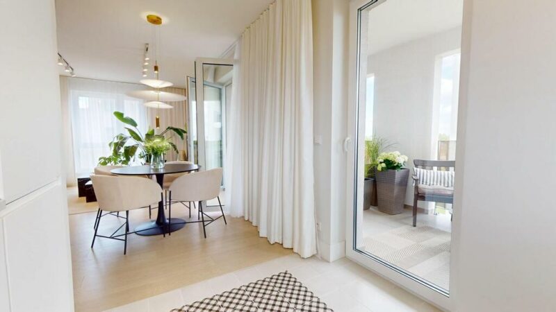 Nowoczesne 54 m² z windą i dużym tarasem