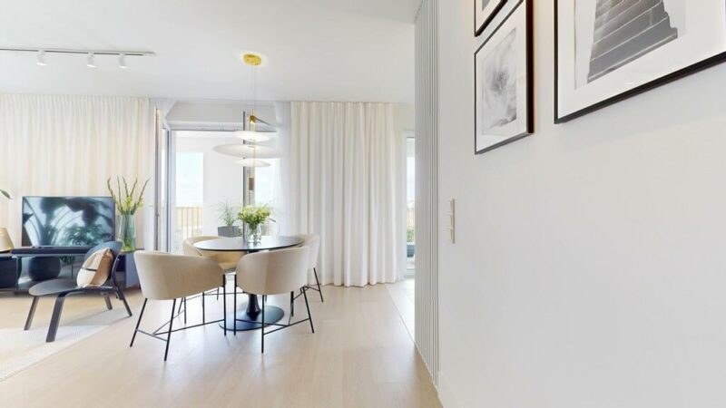 Nowoczesne 54 m² z windą i dużym tarasem