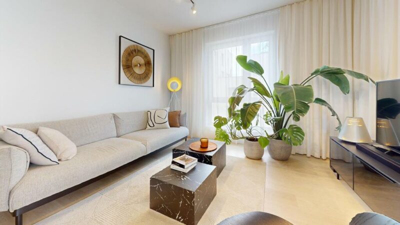 Nowoczesne 54 m² z windą i dużym tarasem