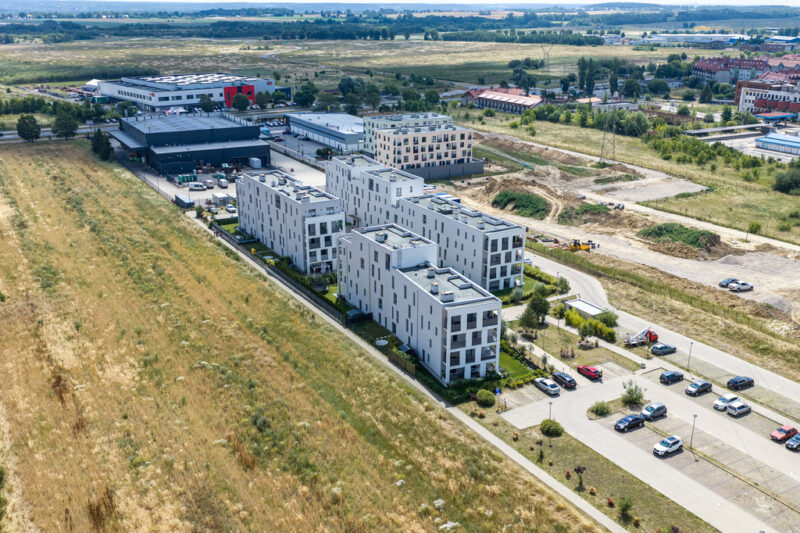 Nowoczesne 54 m² z windą i dużym tarasem