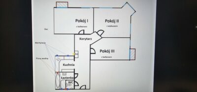 Centrum, 112,47m 3 pokojowe mieszkanie w kamienicy