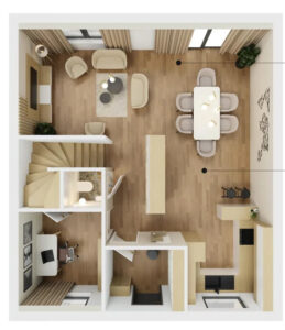 Domy w stanie deweloperskim w Wołczkowie 120m²
