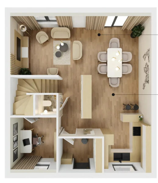 Domy w stanie deweloperskim w Wołczkowie 120m²