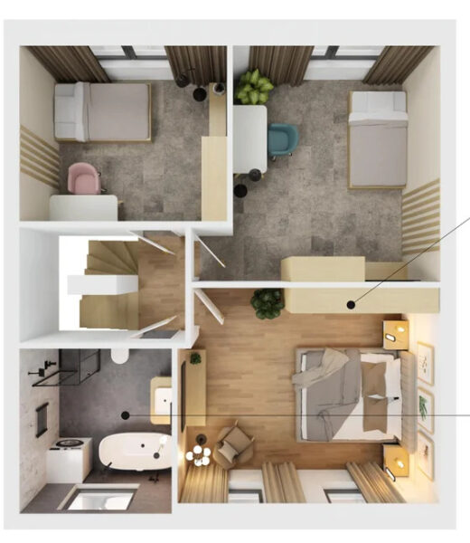 Domy w stanie deweloperskim w Wołczkowie 120m²