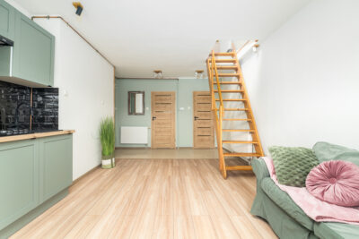 Dwupoziomowe mieszkanie 50m² przy Wałach Chrobrego