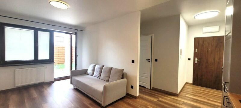 Nowoczesne 2 pokoje na parterze, 37 m², ogródek!