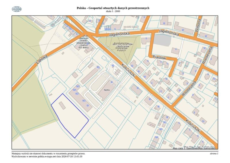 Duża działka inwestycyjna 5327 m² I Centrum I Medi