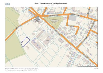 Działka inwestycyjna 1331 m² | Centrum Chojny