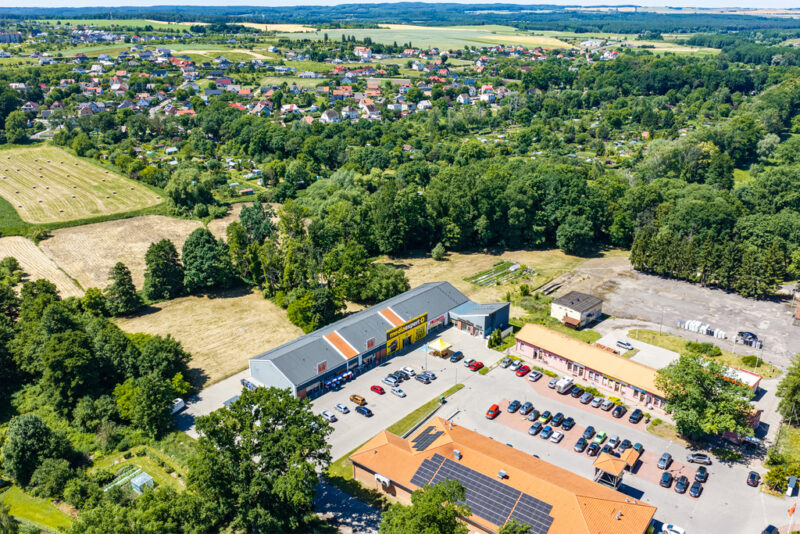 Działka inwestycyjna 1233 m² | Centrum Chojny