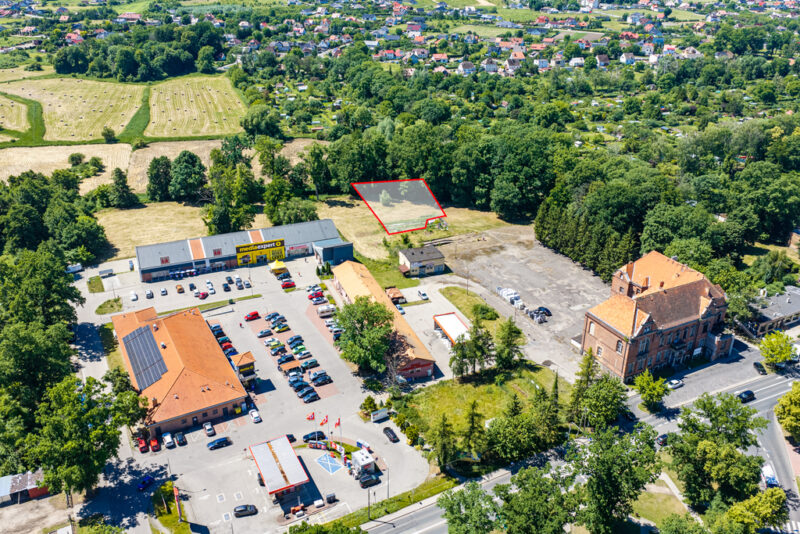 Działka inwestycyjna 1233 m² | Centrum Chojny