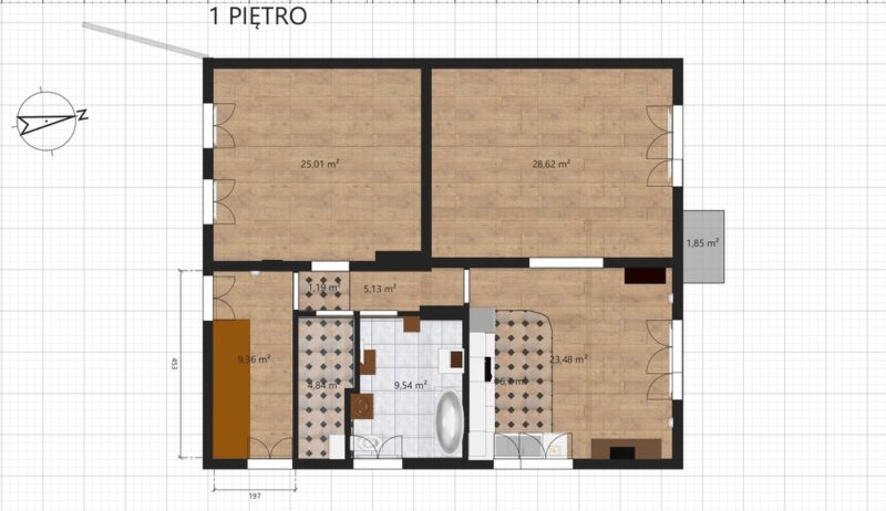 3980 zł/m²! | 92 m² + garaż + ogródek