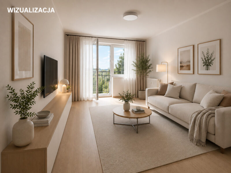 Jasne 2 pokoje 41,3 m² w Barwicach – okazja!