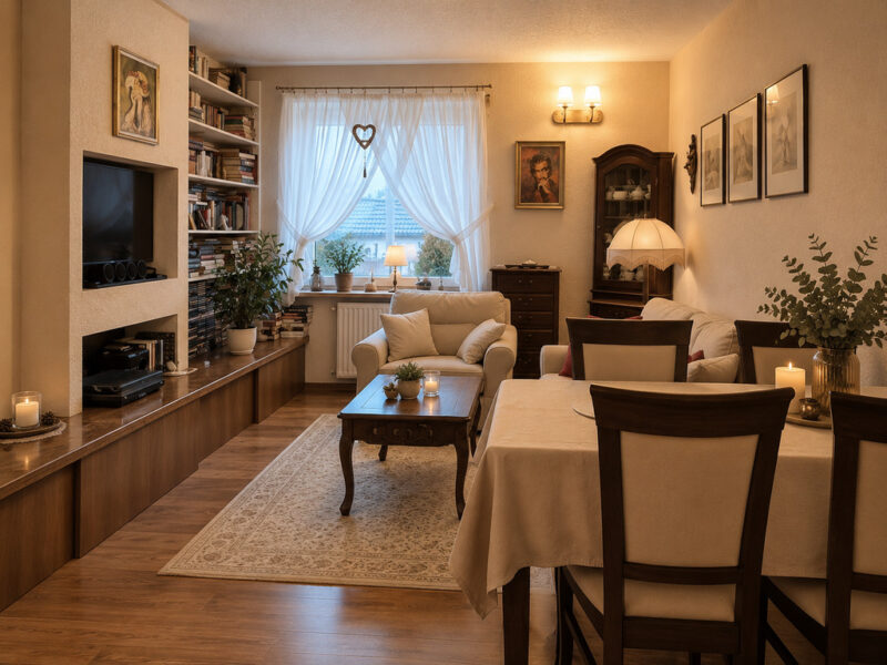 3 pokoje z balkonem z pięknym widokiem na panoramę