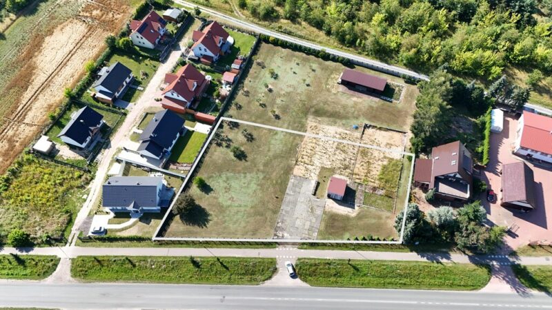 Działka pod 8 połówek bliźniaka | Kobylanka