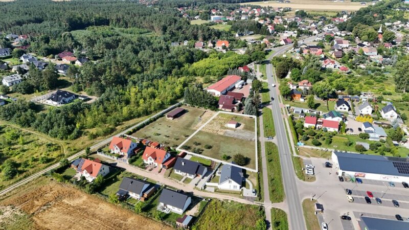 Działka pod 8 połówek bliźniaka | Kobylanka