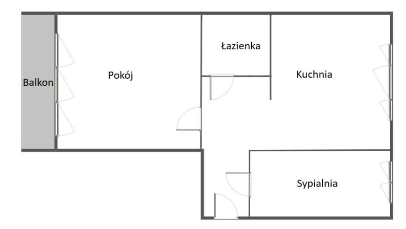 Os. Bukowe, 2 pokoje, balkon, wysoki standard