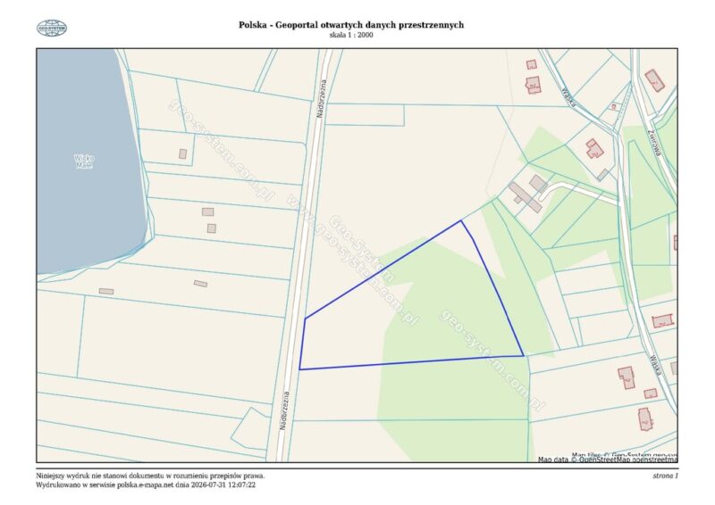 Teren inwestycyjny I 5km od mola w Międzyzdojach