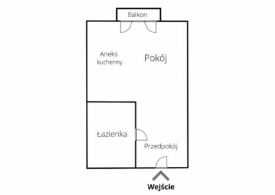 Aktualna kawalerka z balkonem Os.Reda/Gumieńce