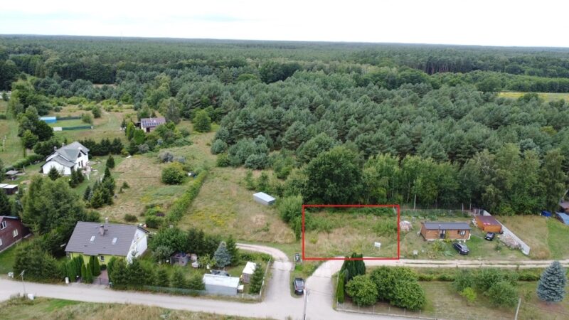 Działka 605m2/Warunki zabudowy/Zalew Szczeciński