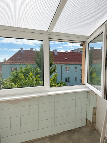 Pogodno, dwa pokoje, balkon, piwnica, ogródek