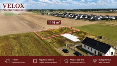 Działka Budowlana Grzędzice 1146m2