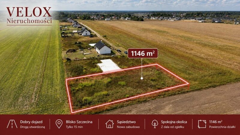 Działka Budowlana Grzędzice 1146m2