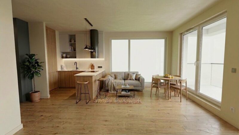 Apartament 48m², widok na Odrę