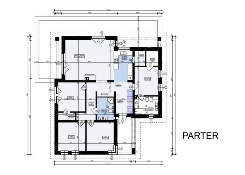 Tanowo wolnostojący dom 263m2 6 pokoi dz. 947m2