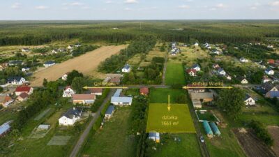Działka 1661 m² w Rurzycy – warunki zabudowy, dom z garażem