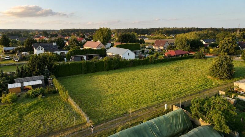 Działka 1661 m² w Rurzycy – warunki zabudowy, dom z garażem