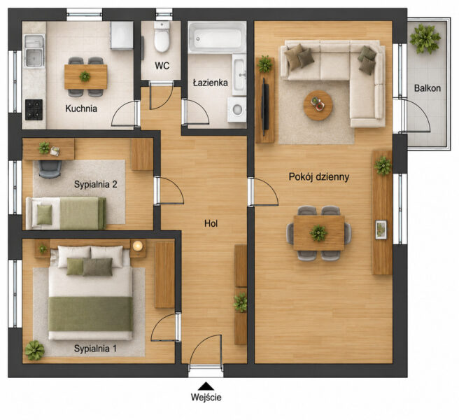 Majowe/3 pokoje/64m²/5piętro/świetna lokalizacja/atrakcyjna cena!