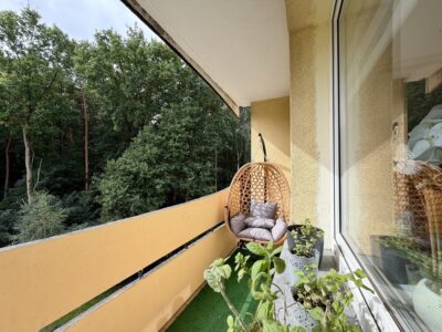 3-Pokojowe mieszkanie z balkonem i widokiem na las