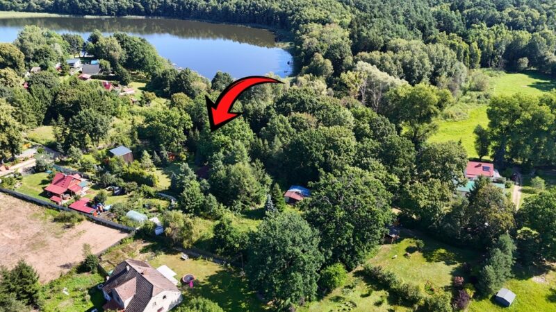 Działka 3206 m² przy jeziorze z WZ