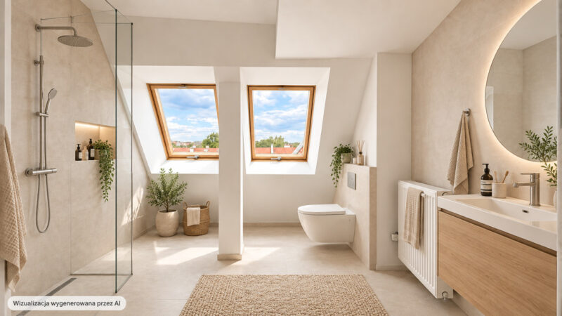 Nowe poddasze 36,1 m² | 5 Lipca | Szczecin