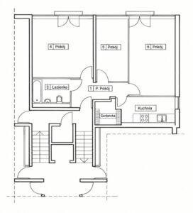 3 pokoje | 61 m² | Nowe Miasto | Spółdzielczo - własnościowe