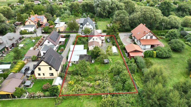 Dąbie dom wolnostojący duża działka 1191 m2