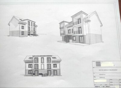 Międzywodzie działka nad morzem 620m2 z projektem.