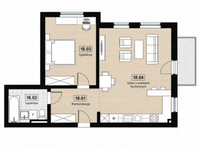 Szczecin Podjuchy 2 pok. 56,30 m2
