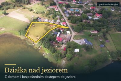 Dom na dużej działce z bezpośrednim dostępem do jeziora – ponad 6000 m