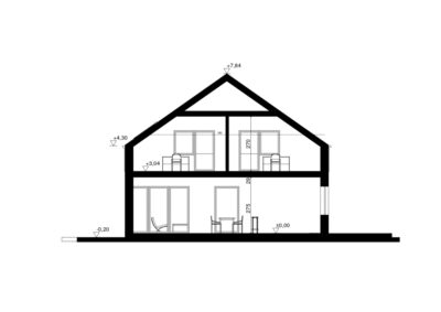 Działka 900 m² |projekt domu 227,66 m² | Szczecin Płonia