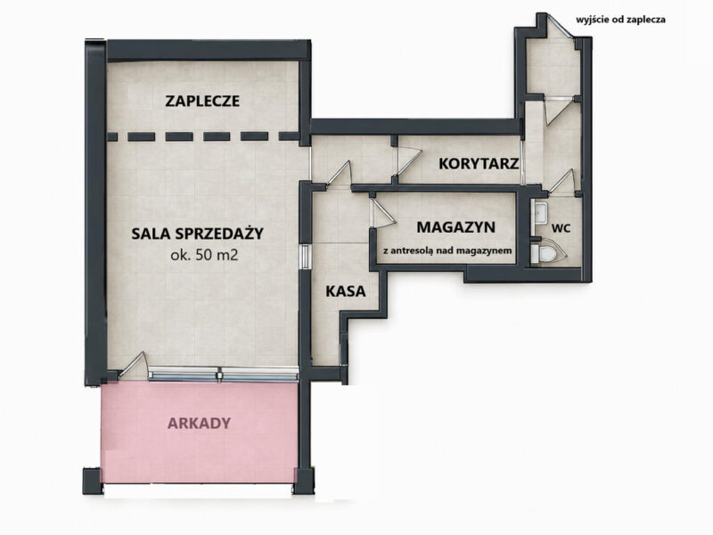 Lokal na sprzedaż w ścisłym centrum Szczecina