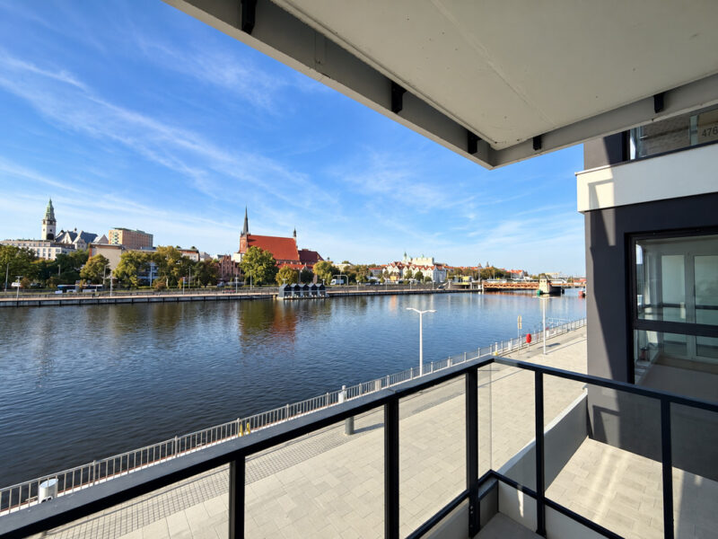 Kawalerka 31,95 m² z balkonem i widokiem na Odrę | Szczecin
