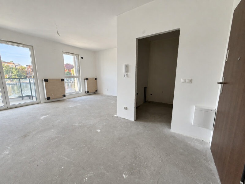 Kawalerka 31,95 m² z balkonem i widokiem na Odrę | Szczecin