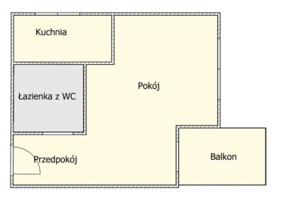 Kawalerka z balkonem - os. Bukowe
